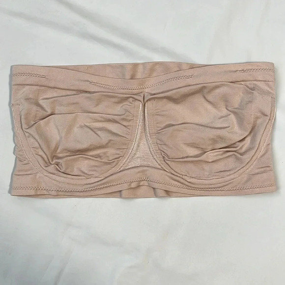 Angel Seamless Underwire Bandeau Bra  Blush, Size 1XL - Picture 1 of 5